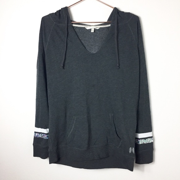 Victoria's Secret Tops - Victoria’s Secret Grey Hoodie